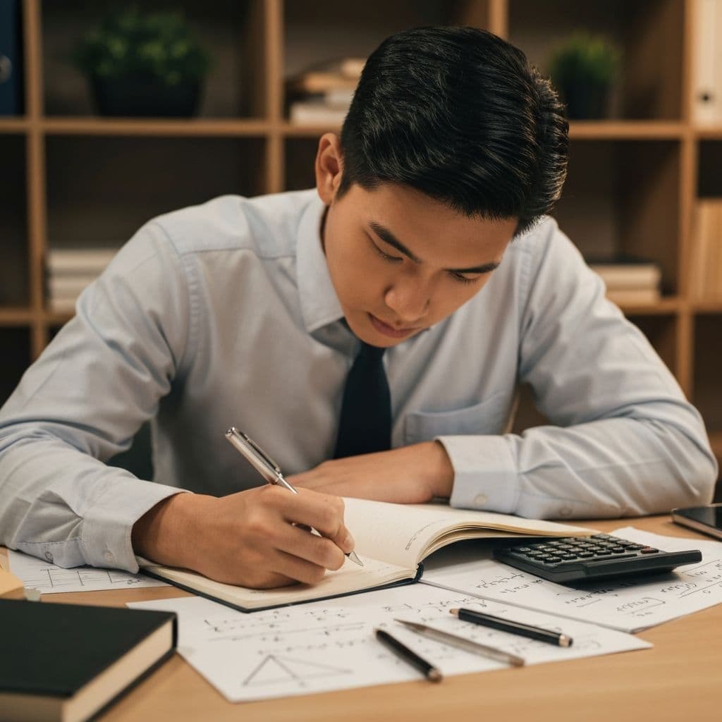 IB matematik çalışan öğrenci